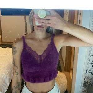 velvet & lace urban outfitter tank